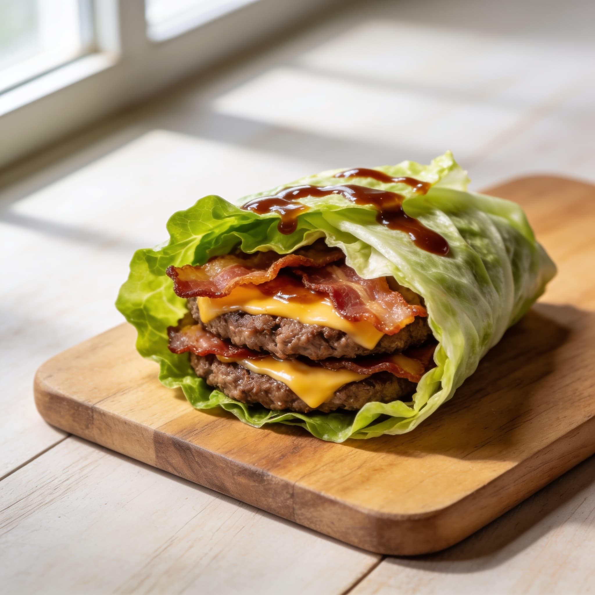 Burger King Lightened-Up Bacon King Lettuce Wrap